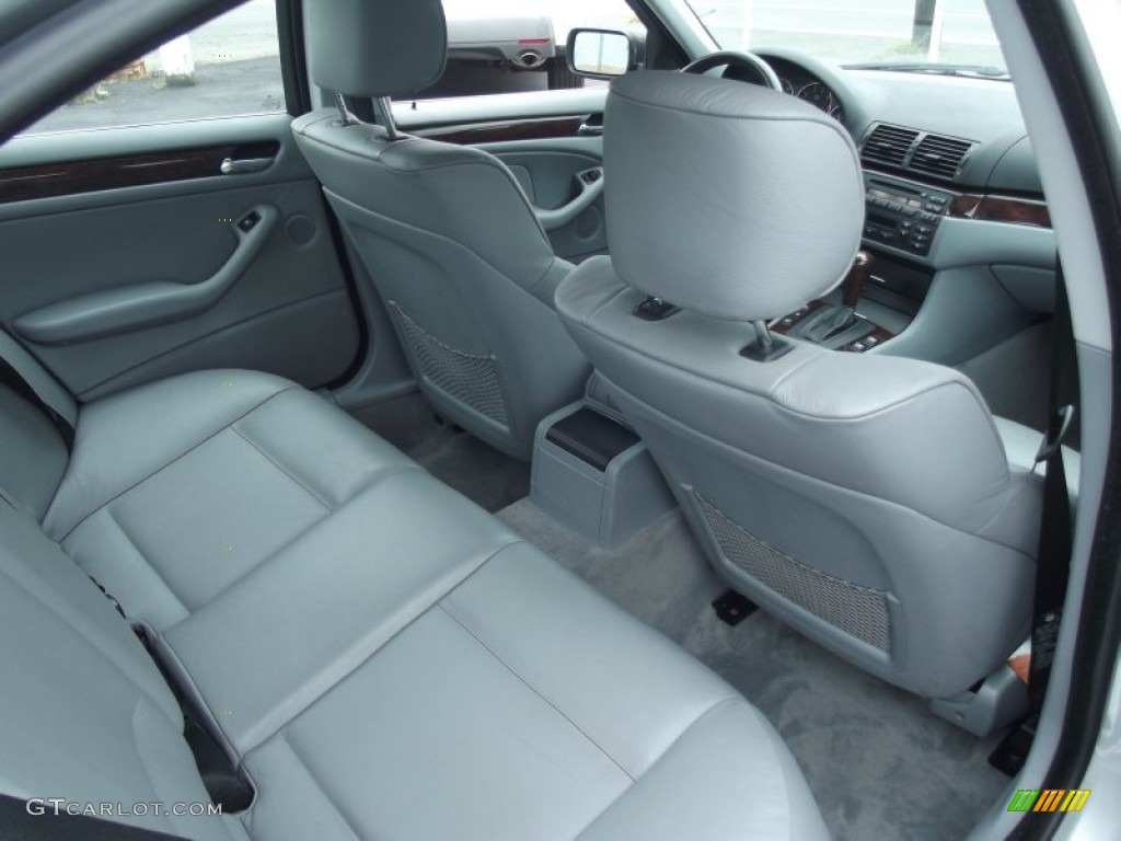2004 3 Series 330i Sedan - Titanium Silver Metallic / Grey photo #12