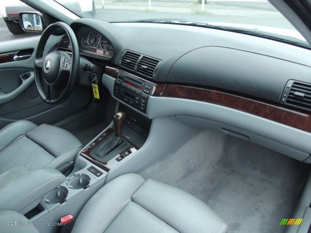 2004 3 Series 330i Sedan - Titanium Silver Metallic / Grey photo #14