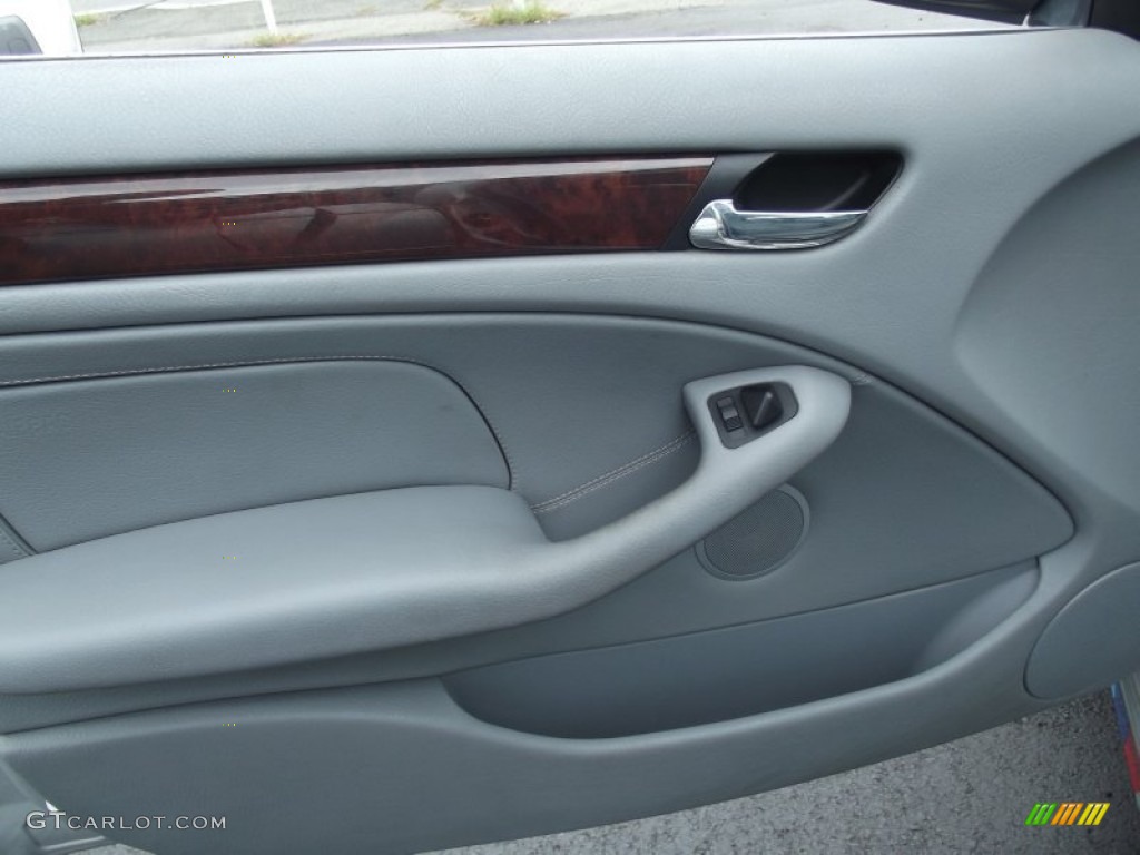 2004 3 Series 330i Sedan - Titanium Silver Metallic / Grey photo #33