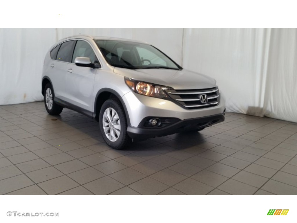 2014 CR-V EX-L - Alabaster Silver Metallic / Black photo #1