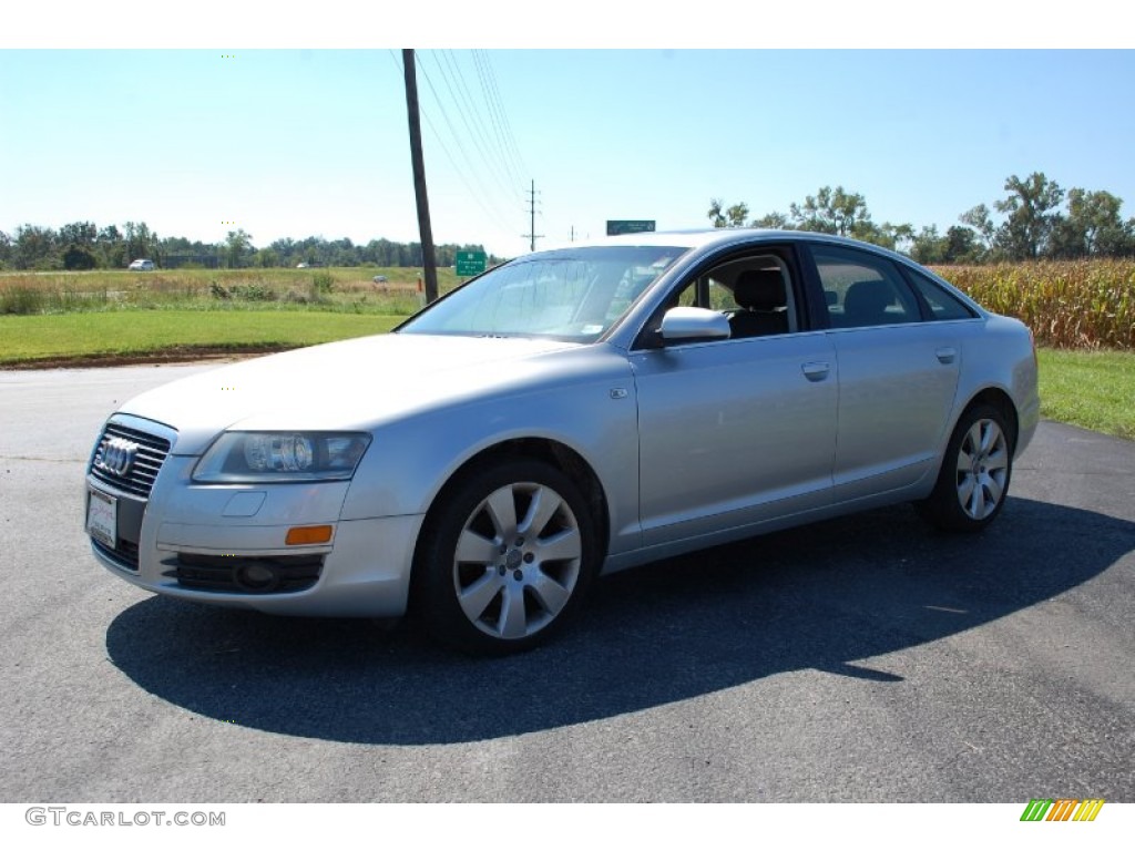 2007 A6 3.2 quattro Sedan - Quartz Grey Metallic / Ebony photo #1