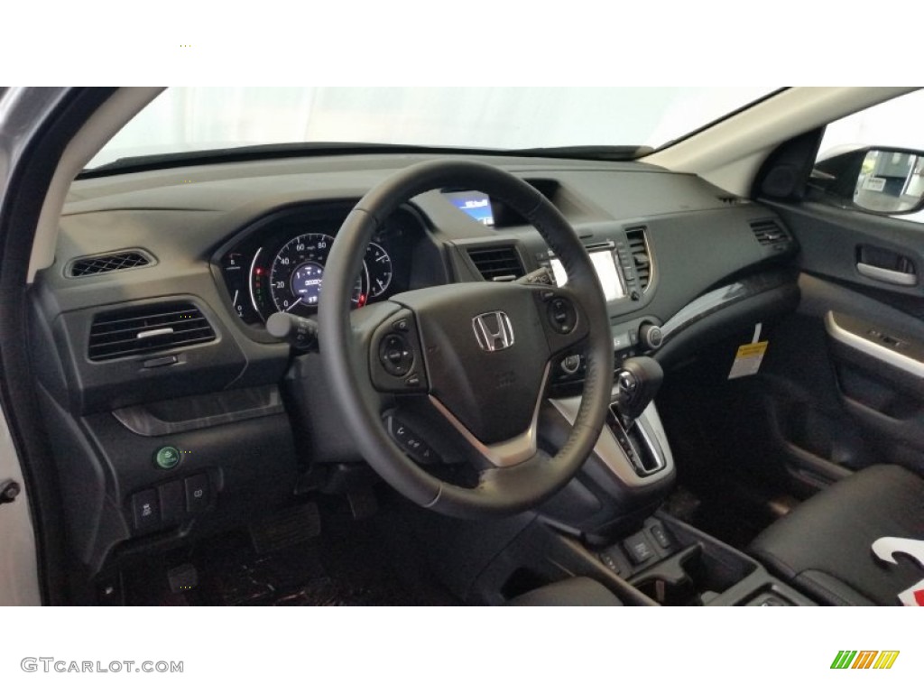 2014 CR-V EX-L - Alabaster Silver Metallic / Black photo #12