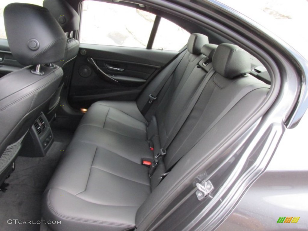 Black Interior 2015 BMW 3 Series 335i xDrive Sedan Photo #97120571