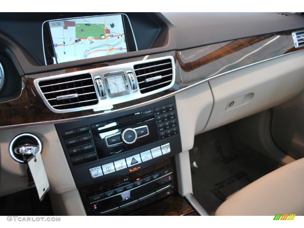 2014 E 350 4Matic Sedan - Lunar Blue Metallic / Silk Beige/Espresso Brown photo #27