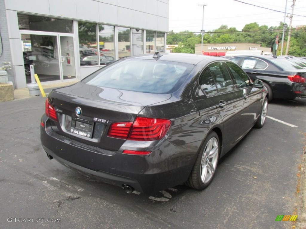 2015 5 Series 535i xDrive Sedan - Dark Graphite Metallic / Black photo #6