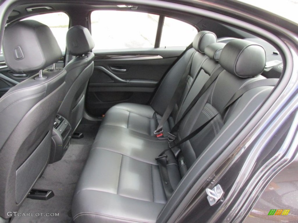 Black Interior 2015 BMW 5 Series 535i xDrive Sedan Photo #97121069
