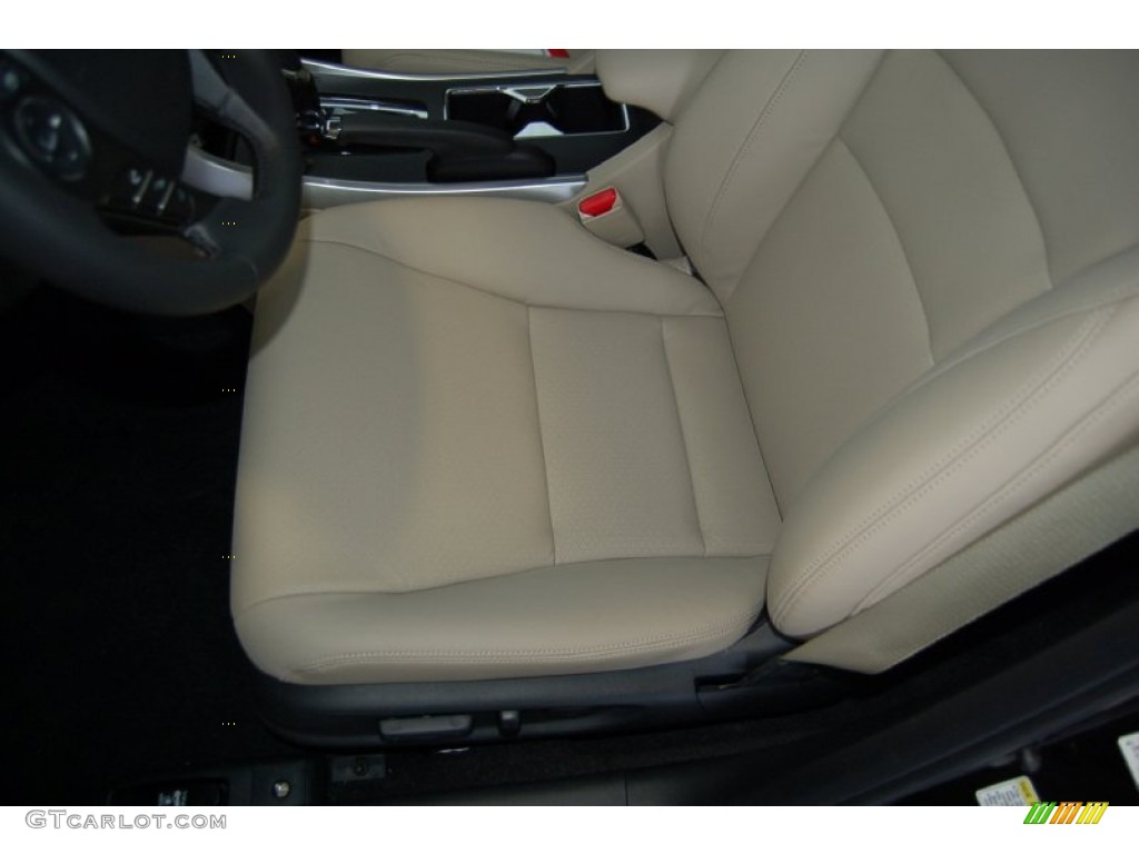 2014 Accord EX-L V6 Sedan - Crystal Black Pearl / Ivory photo #13