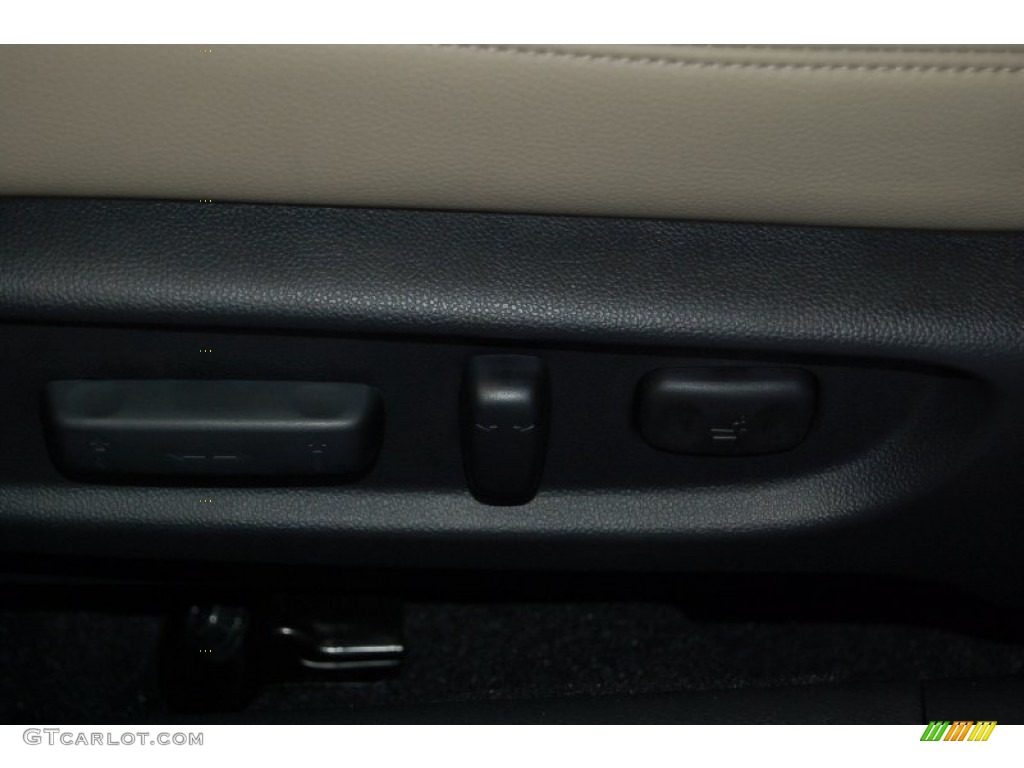 2014 Accord EX-L V6 Sedan - Crystal Black Pearl / Ivory photo #14