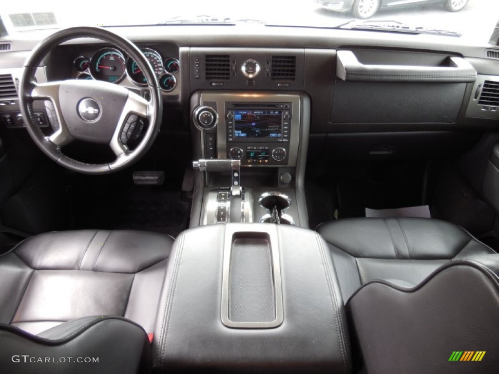 2008 Hummer H2 SUV Ebony Black Dashboard Photo #97123376