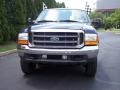 2001 True Blue Metallic Ford F250 Super Duty XLT SuperCab 4x4  photo #5