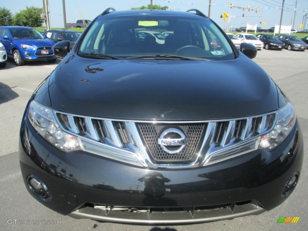 2010 Murano SL AWD - Super Black / Black photo #2