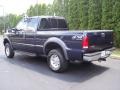 2001 True Blue Metallic Ford F250 Super Duty XLT SuperCab 4x4  photo #10