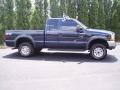 2001 True Blue Metallic Ford F250 Super Duty XLT SuperCab 4x4  photo #19