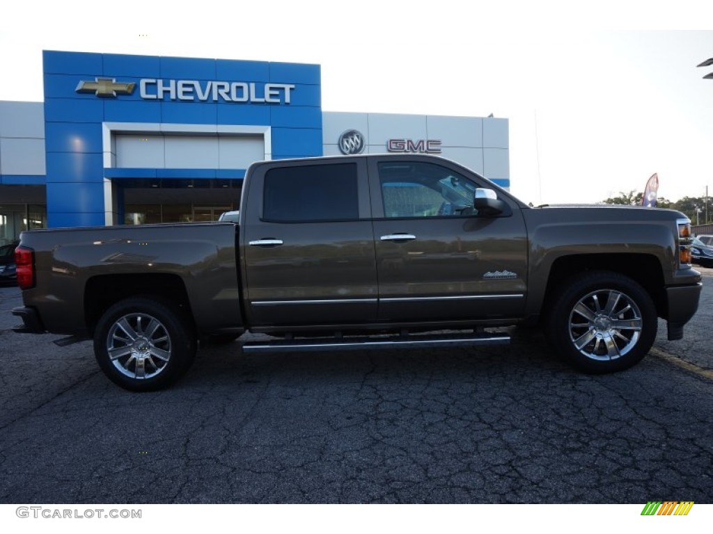 2014 Silverado 1500 High Country Crew Cab - Brownstone Metallic / High Country Saddle photo #8