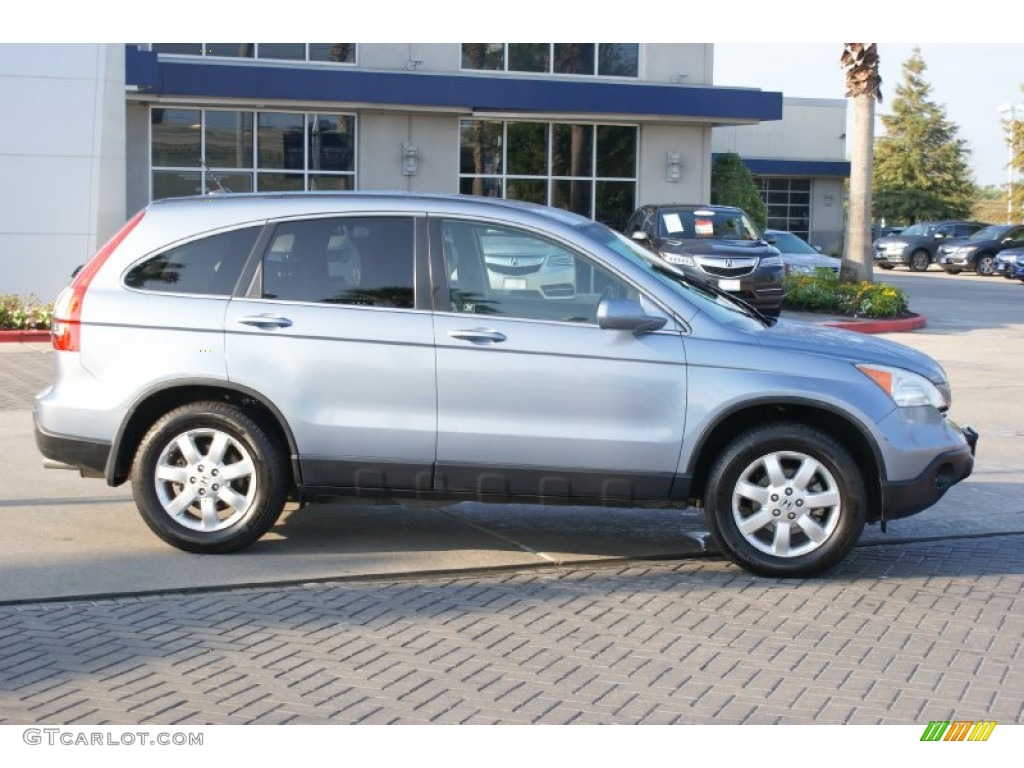 2007 CR-V EX-L - Glacier Blue Metallic / Gray photo #7