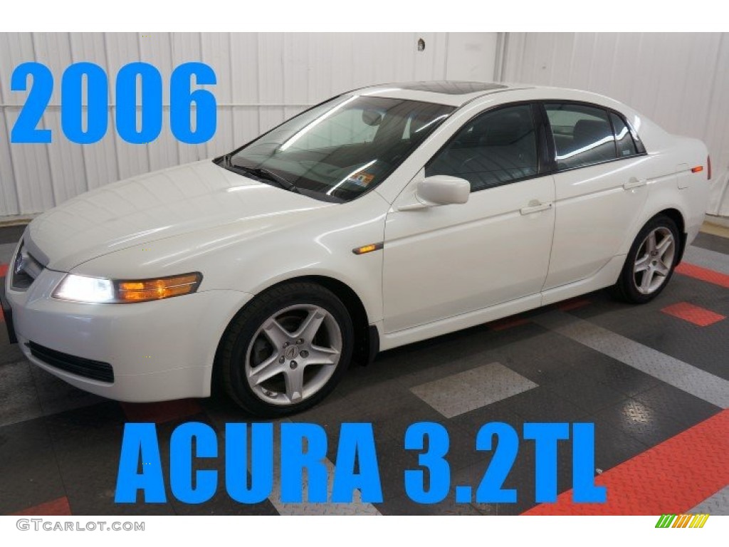 White Diamond Pearl Acura TL