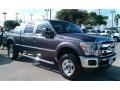 2015 Magnetic Ford F250 Super Duty XLT Crew Cab 4x4  photo #2