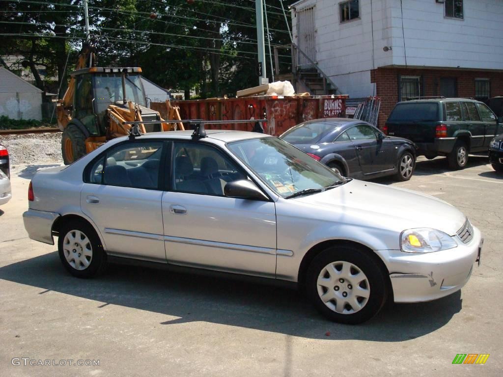1999 Civic VP Sedan - Vogue Silver Metallic / Gray photo #5