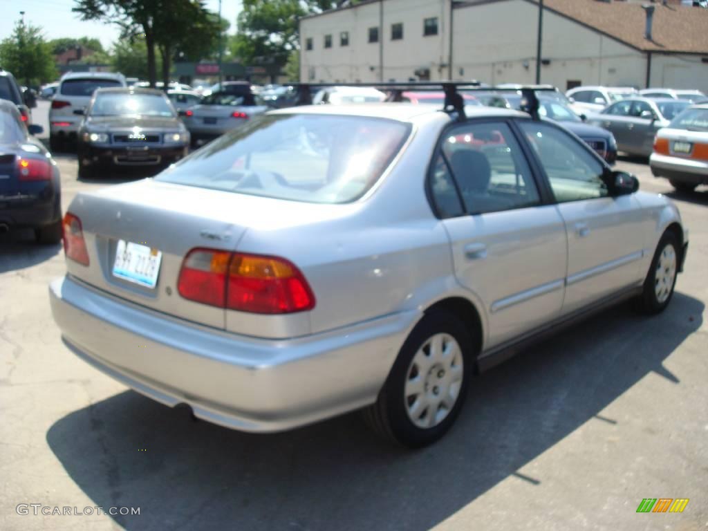 1999 Civic VP Sedan - Vogue Silver Metallic / Gray photo #6