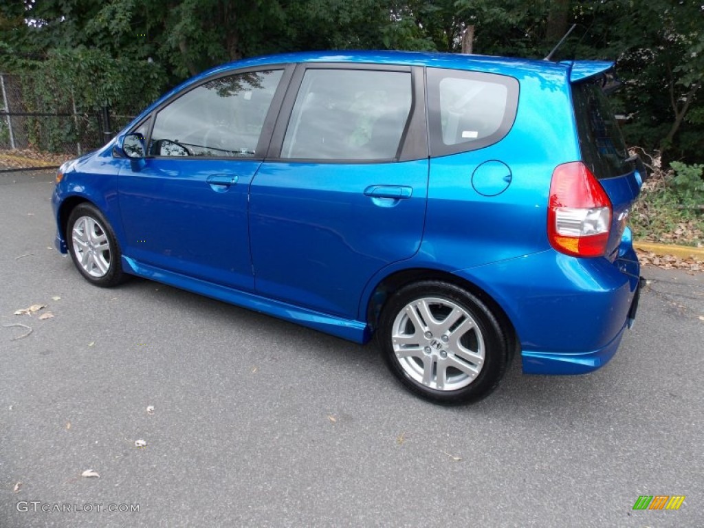 2007 Fit Sport - Vivid Blue Pearl / Black photo #3