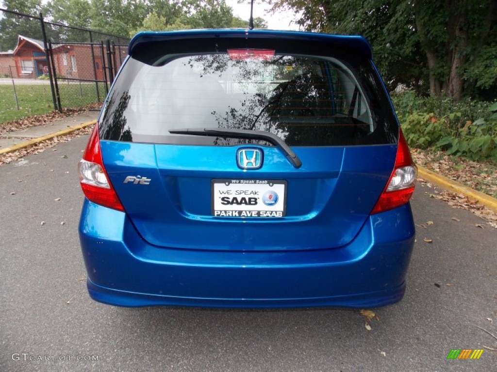 2007 Fit Sport - Vivid Blue Pearl / Black photo #4