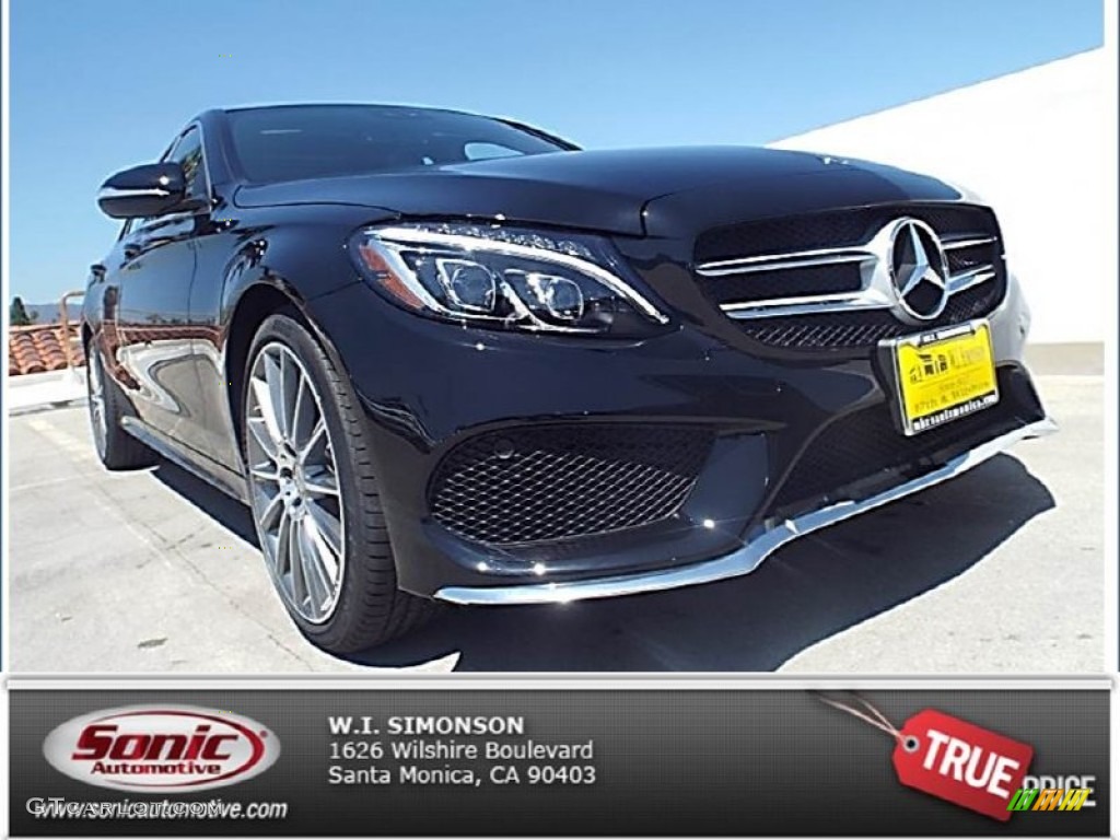 2015 C 400 4Matic - Black / Black photo #1