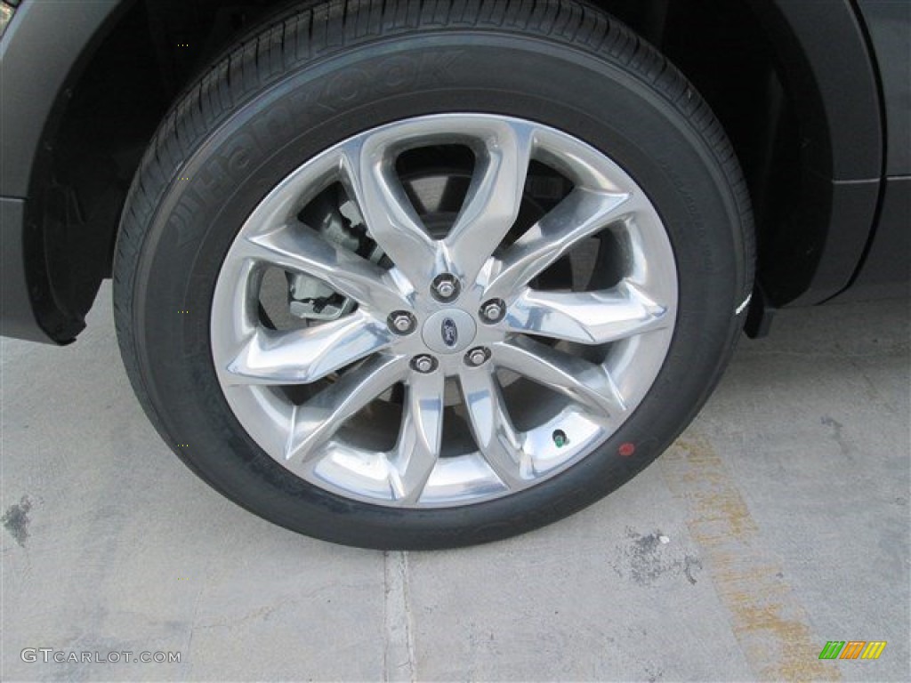 2015 Explorer XLT - Magnetic / Charcoal Black photo #4
