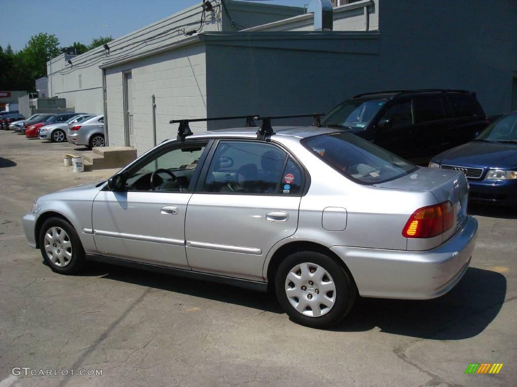 1999 Civic VP Sedan - Vogue Silver Metallic / Gray photo #9