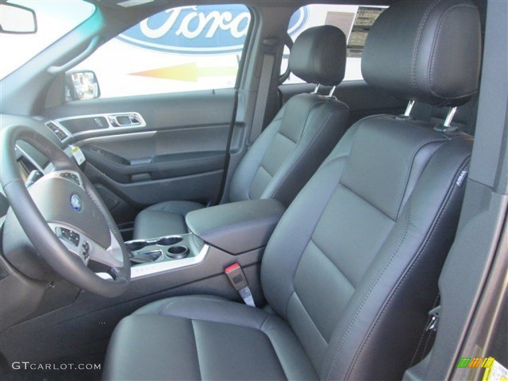 2015 Explorer XLT - Magnetic / Charcoal Black photo #11