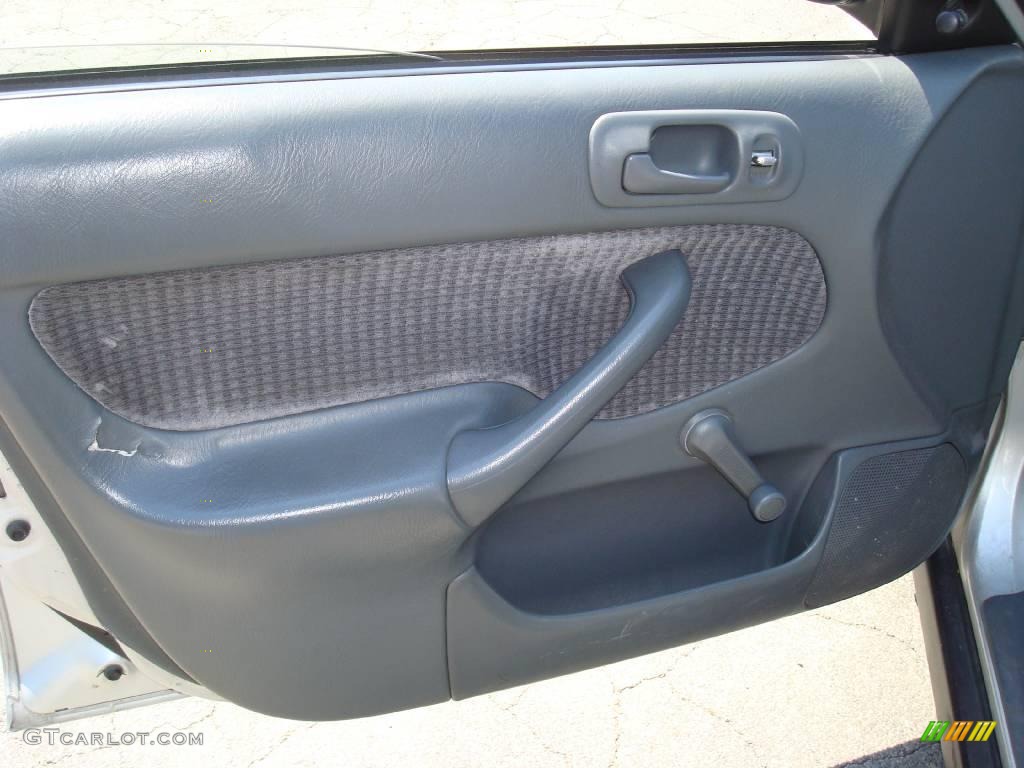 1999 Civic VP Sedan - Vogue Silver Metallic / Gray photo #12