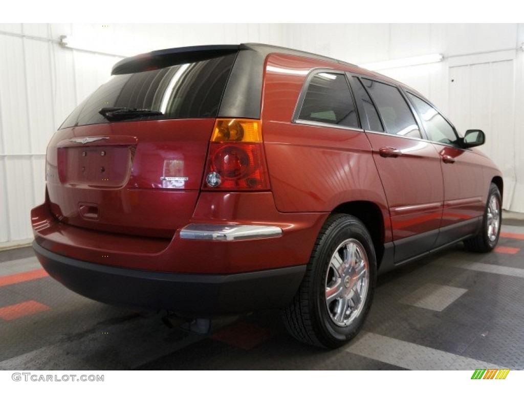 2004 Pacifica AWD - Inferno Red Pearl / Dark Slate Gray photo #8