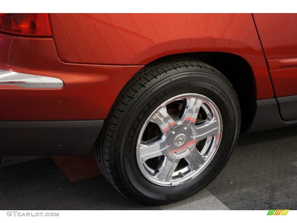 2004 Pacifica AWD - Inferno Red Pearl / Dark Slate Gray photo #48