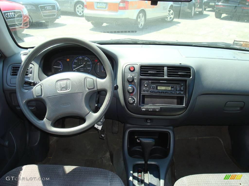 1999 Civic VP Sedan - Vogue Silver Metallic / Gray photo #21