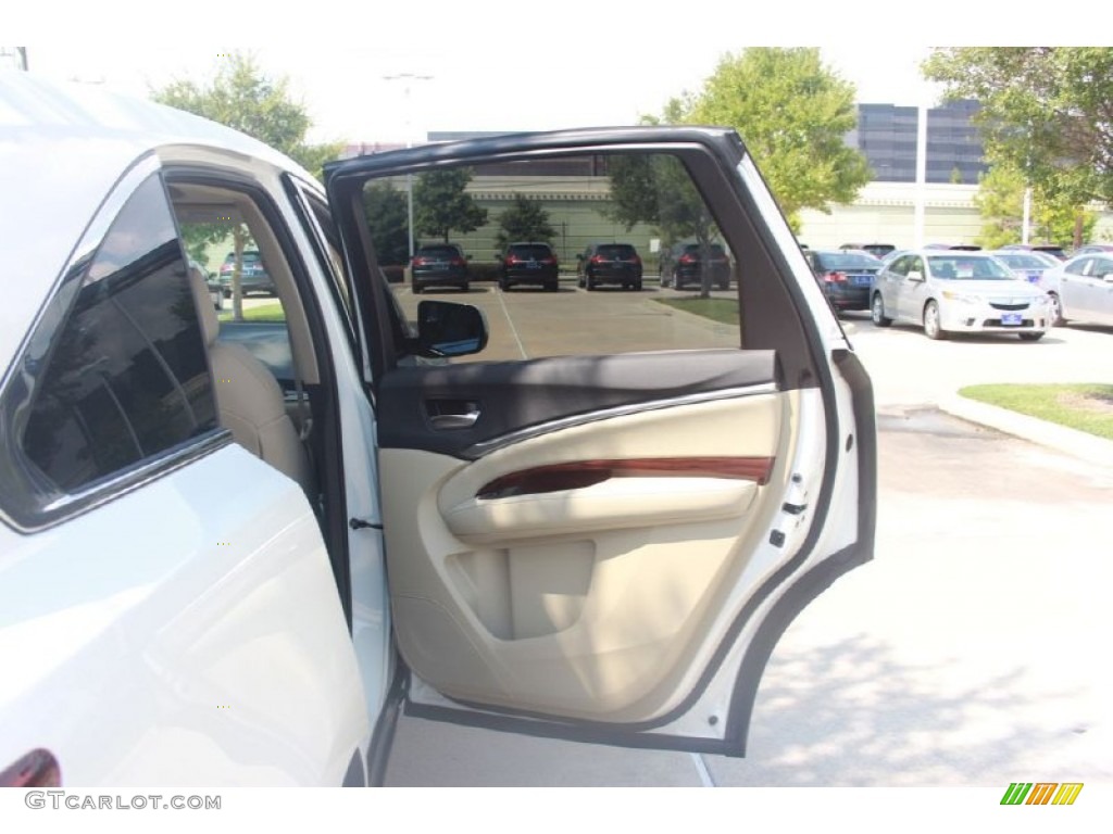 2015 MDX SH-AWD Technology - White Diamond Pearl / Parchment photo #16