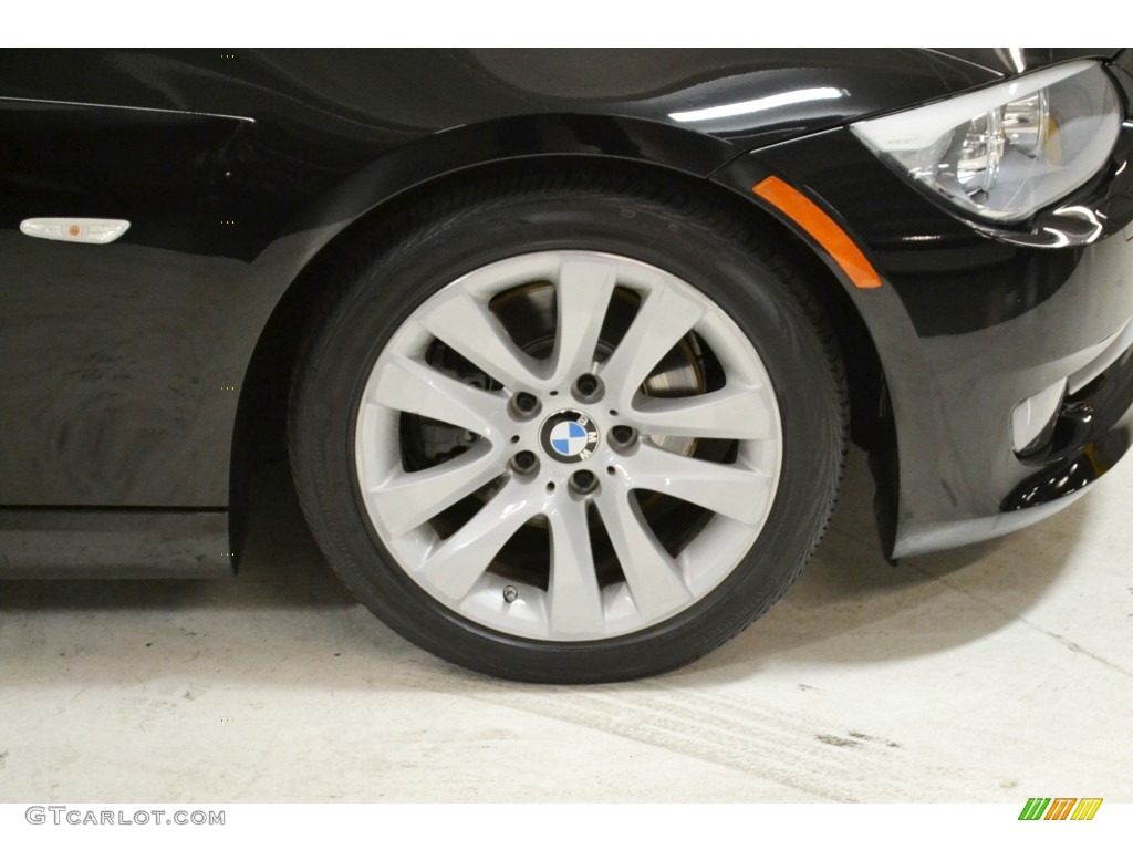 2011 3 Series 328i Coupe - Jet Black / Coral Red/Black Dakota Leather photo #3