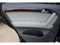 Limestone Gray 2015 Audi Q7 3.0 TDI Premium Plus quattro Door Panel