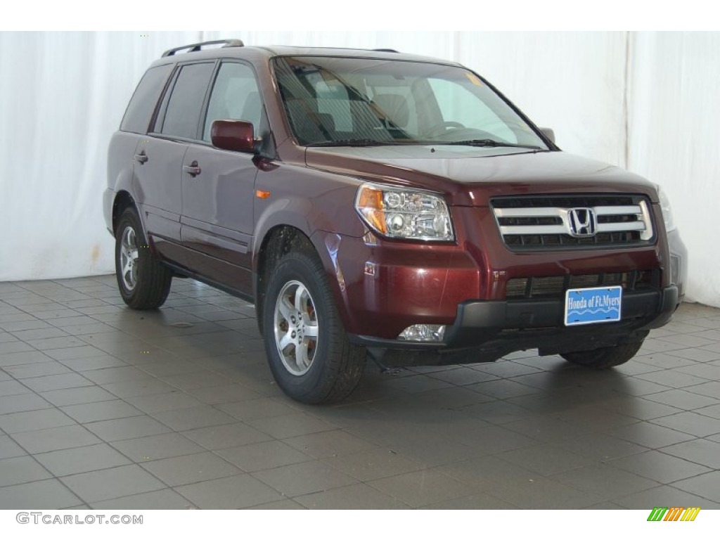 Dark Cherry Pearl Honda Pilot