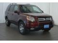 2008 Dark Cherry Pearl Honda Pilot EX-L 4WD  photo #2