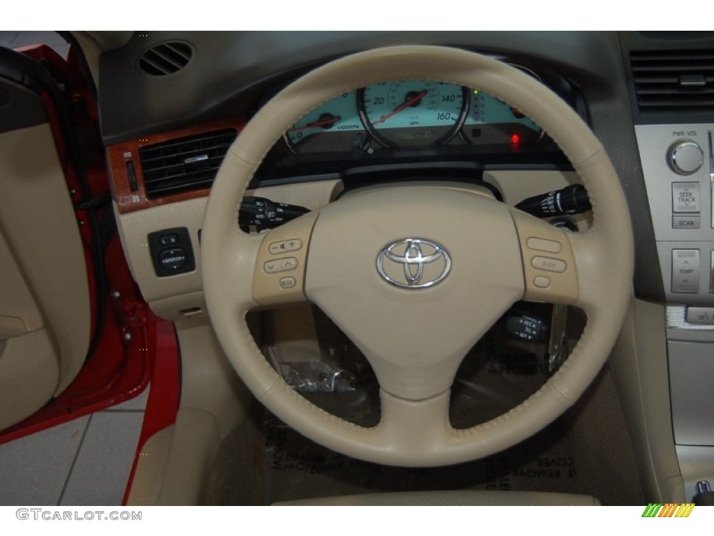 2006 Solara SLE V6 Convertible - Absolutely Red / Ivory photo #26