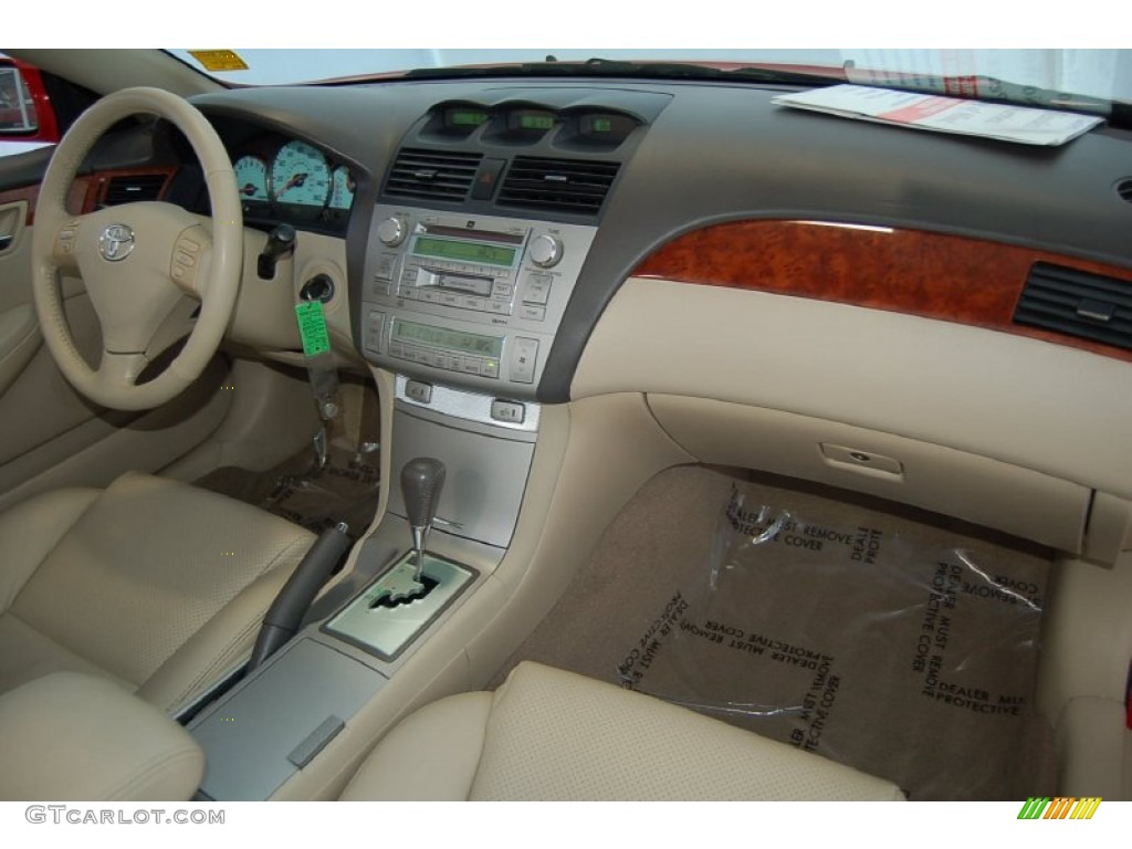 2006 Solara SLE V6 Convertible - Absolutely Red / Ivory photo #30