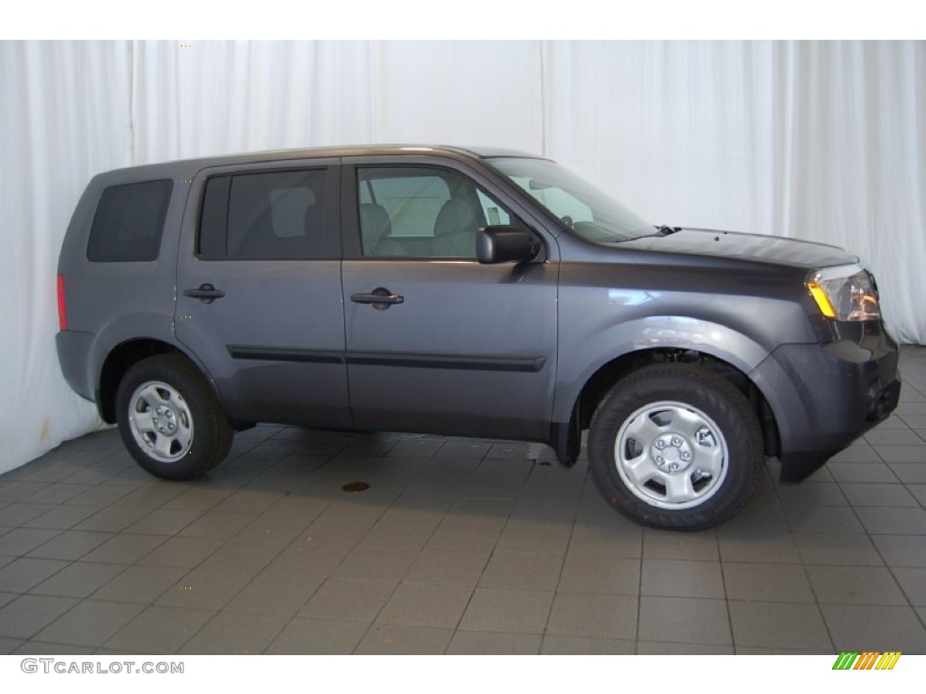 2015 Pilot LX - Modern Steel Metallic / Gray photo #5