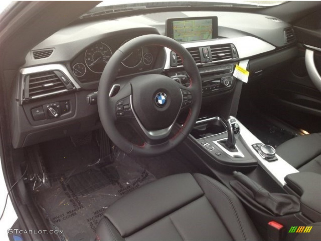Black Interior 2015 BMW 3 Series 328i xDrive Gran Turismo Photo #97145594