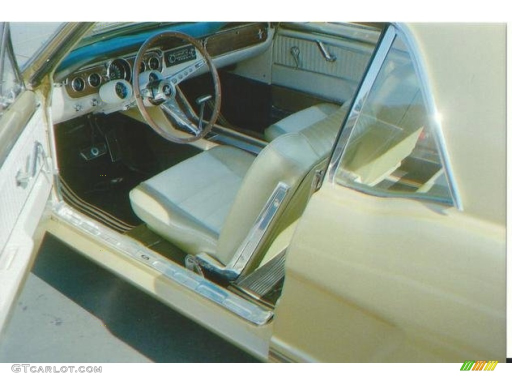 Parchment Interior 1965 Ford Mustang Coupe Photo #97147181