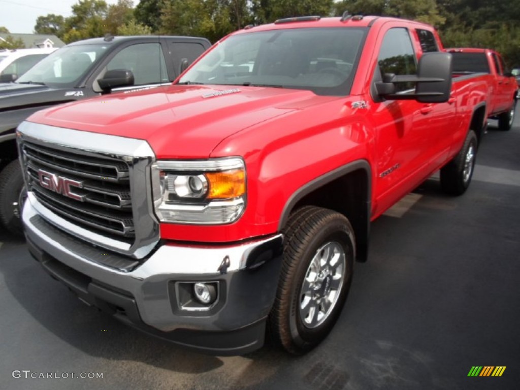 Fire Red 2015 GMC Sierra 2500HD Double Cab 4x4 Exterior Photo #97149317