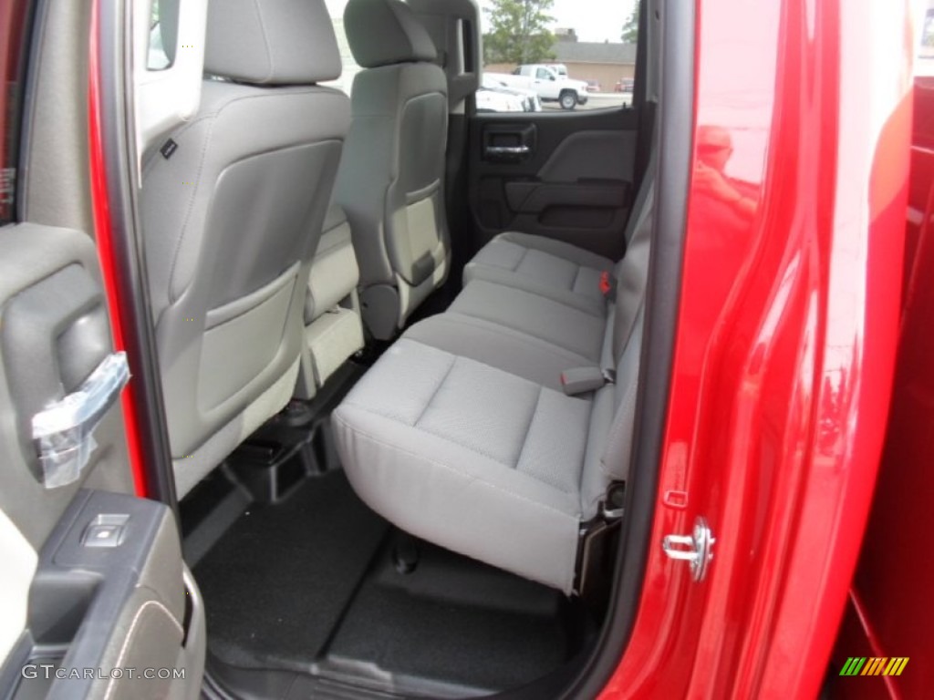 Jet Black/Dark Ash Interior 2015 GMC Sierra 2500HD Double Cab 4x4 Utility Truck Photo #97149734