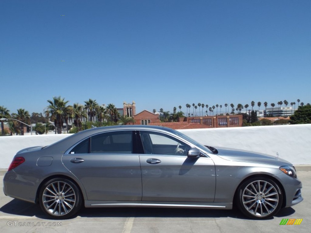 Palladium Silver Metallic 2015 Mercedes-Benz S 550 Sedan Exterior Photo #97151669