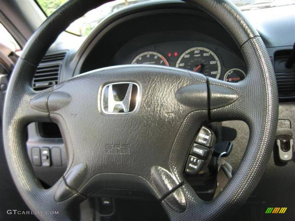 2003 CR-V EX 4WD - Nighthawk Black Pearl / Black photo #16