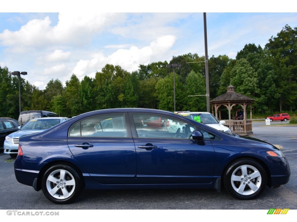 2006 Civic EX Sedan - Royal Blue Pearl / Gray photo #2