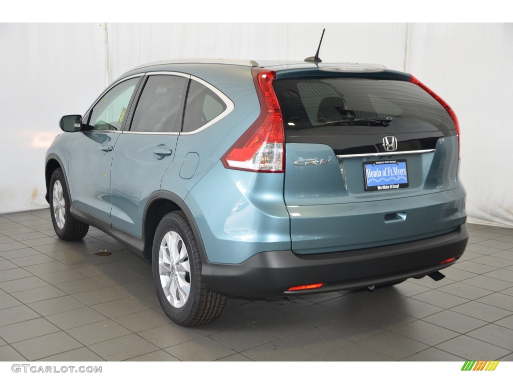 2014 CR-V EX-L - Mountain Air Metallic / Beige photo #5