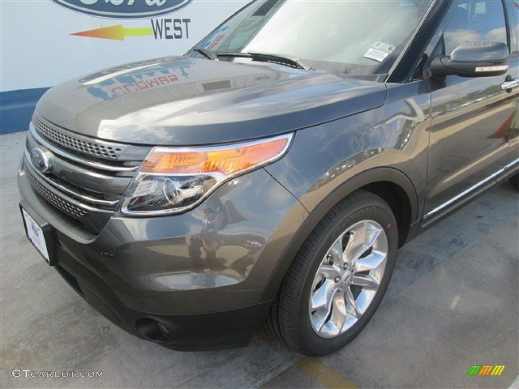 2015 Explorer Limited - Magnetic / Charcoal Black photo #2